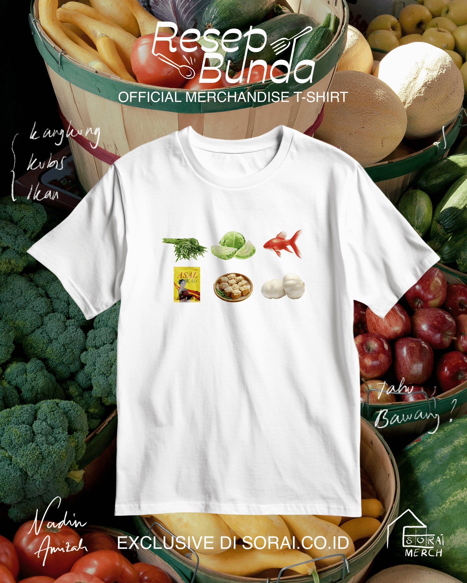 T-shirt Oversized "Resep Bunda"