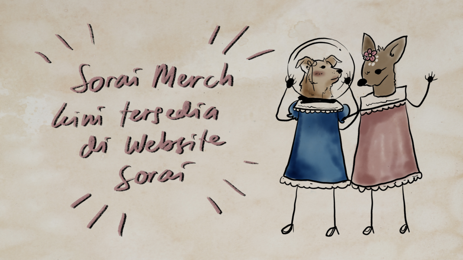 Sorai Merchandise Banner